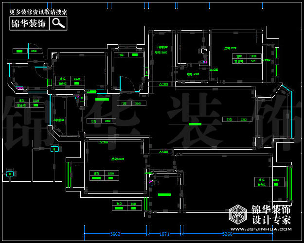 保利紫晶山六樓頂層140平米 戶型